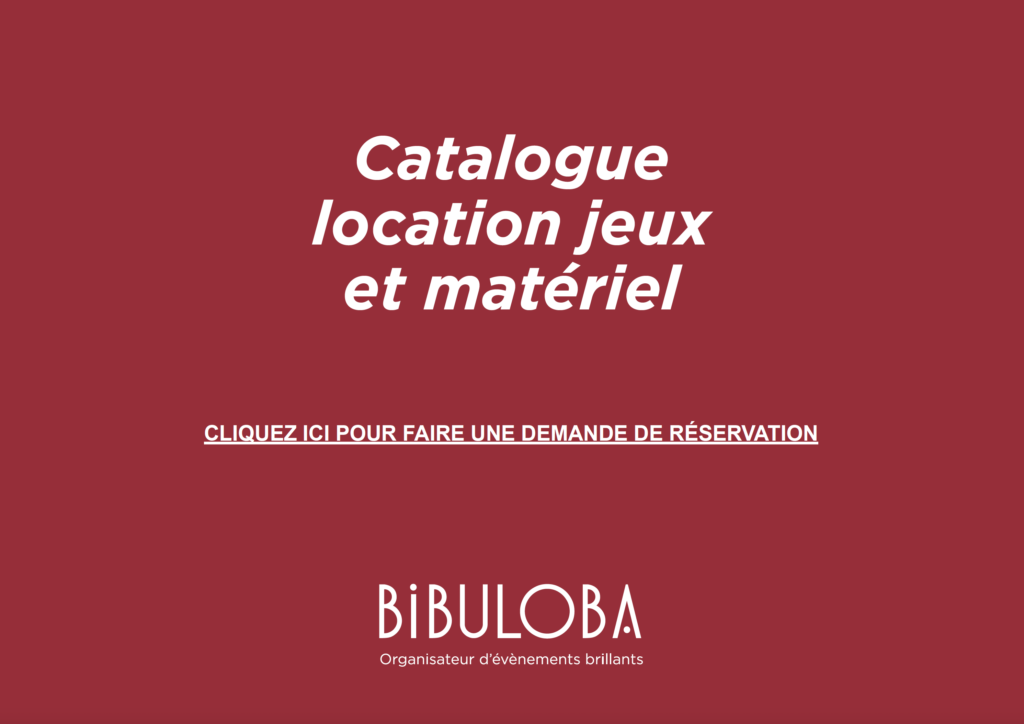 Catalogue location jeux en bois bibuloba Nantes
